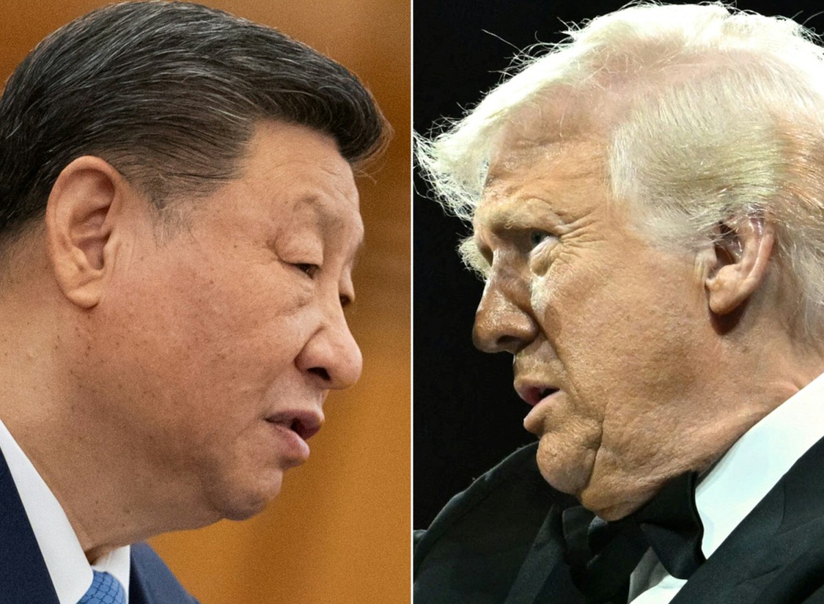 Presidentes da China e dos Estados Unidos, Xi Jiping e Donald Trump
