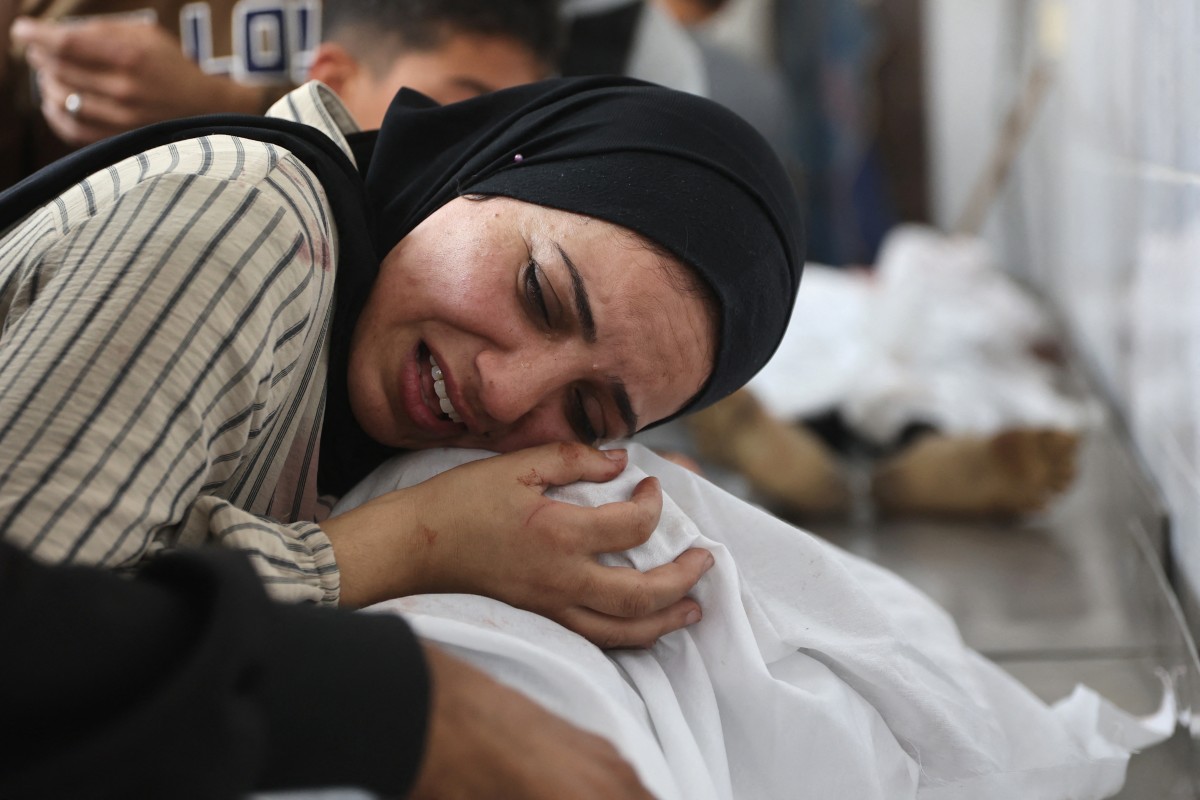 Palestina chora a morte de familiar em Gaza