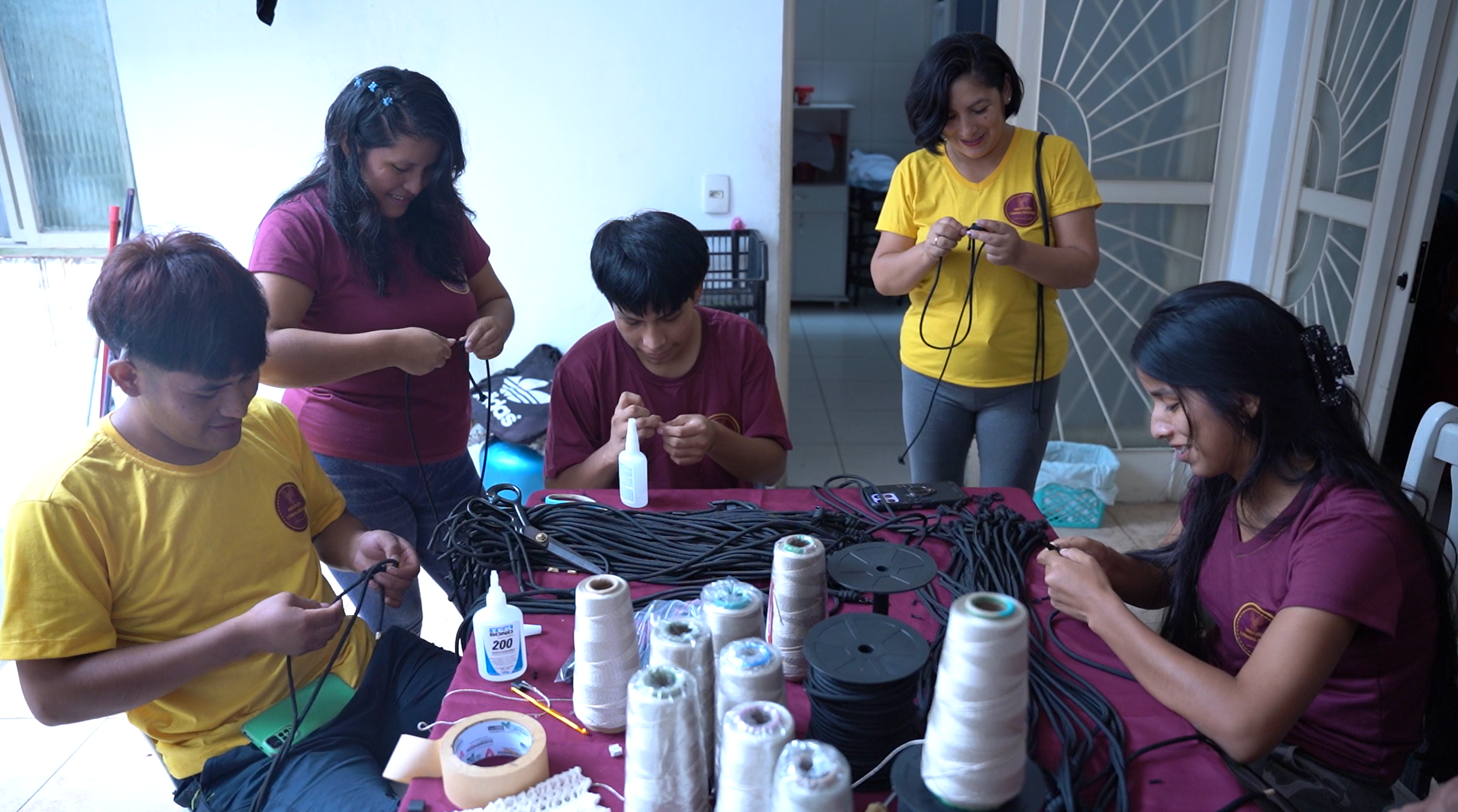 Atualmente, está em curso a terceira turma de imigrantes acolhidos pelo Instituto Linhas Divinas