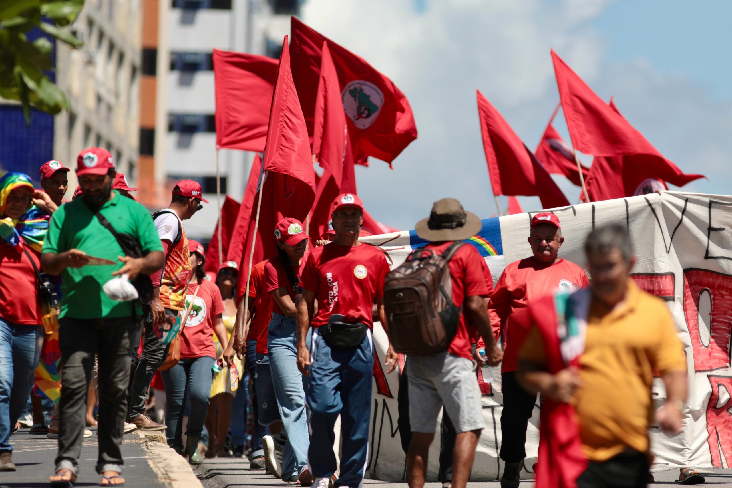 Marcha do MST no Recife