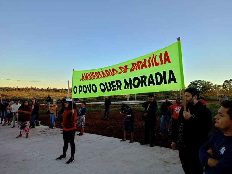 MTST ocupa área no DF e denuncia política de habitação distrital