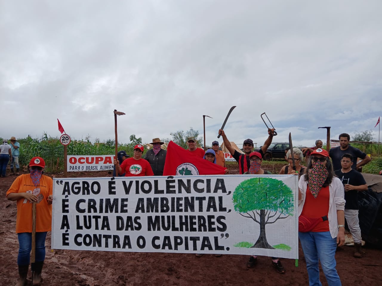 Trabalhadores sem-terra foram alvo de despejo no MS