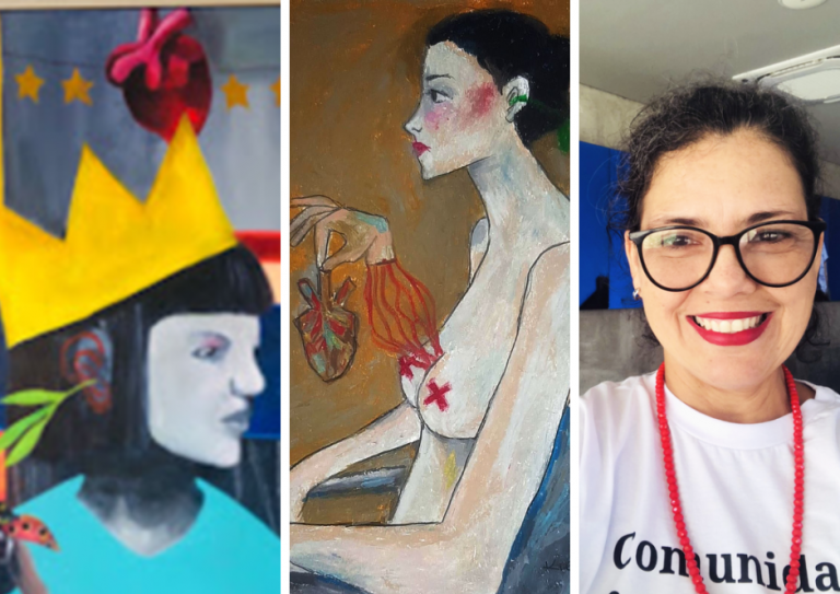 Exposição na zona norte do Recife (PE) traz arte feita por mulheres com deficiência 
