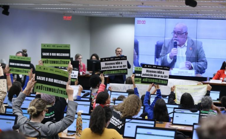 'Se a gente se juntar, ninguém vai construir', diz criança em audiência sobre UTE Brasília 