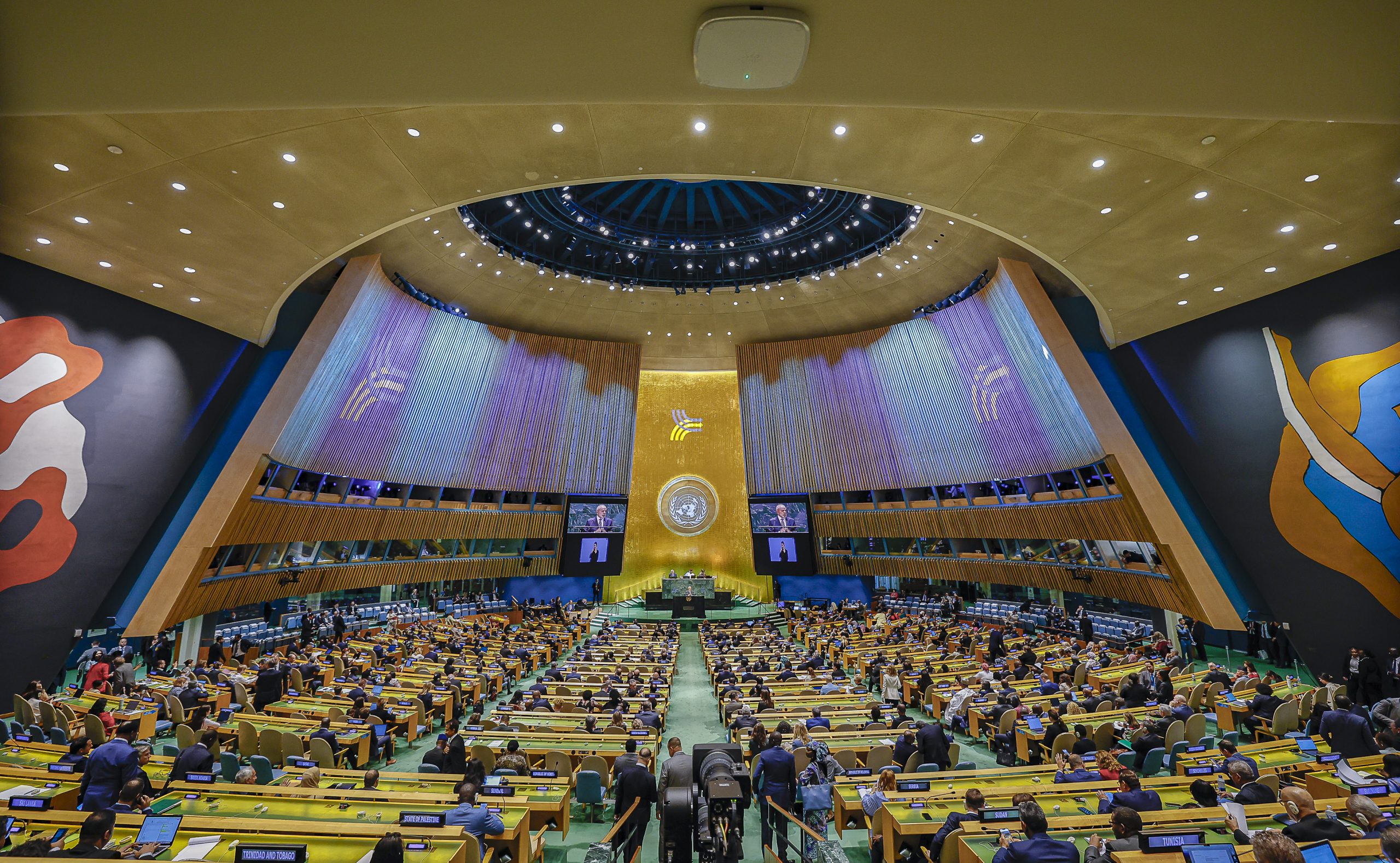 Sessão de Abertura da Cúpula do Futuro, no Salão da Assembleia Geral, da Sede das Nações Unidas (ONU). Nova York - Estados Unidos.