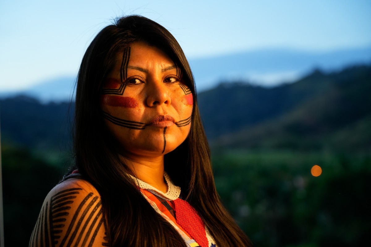 Oé-Kaiapó, coordenadora da Funai na Terra Indígena Kayapó, no Sul do Pará, trabalha na ação de retirada de invasores do território e teme represálias de garimpeiros