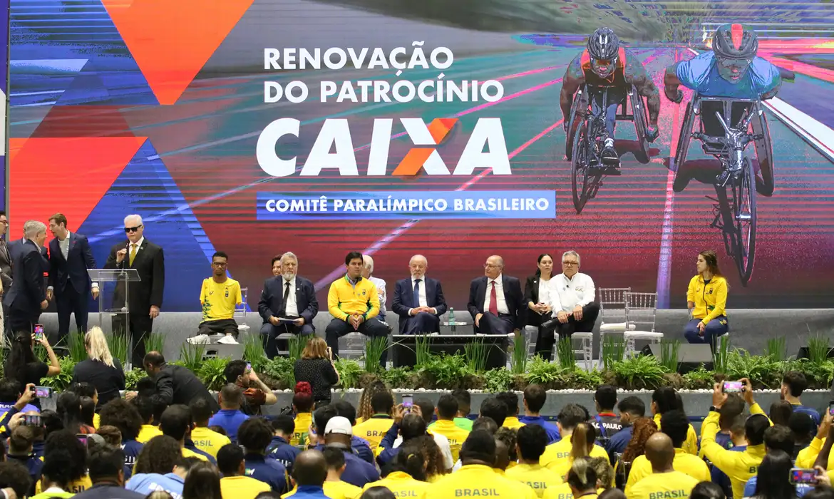 Presidente Lula participa do anúncio de novo patrocínio da Caixa para o Comitê Paralímpico Brasileiro, na quinta-feira (22)