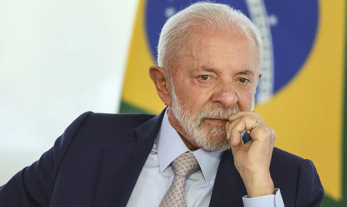 O presidente Luiz Inácio Lula da Silva