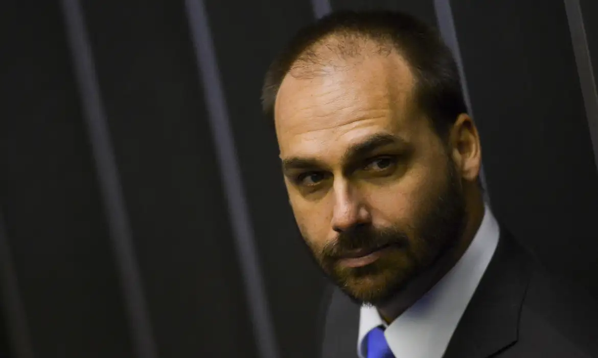 Deputado licenciado Eduardo Bolsonaro (PL-SP)
