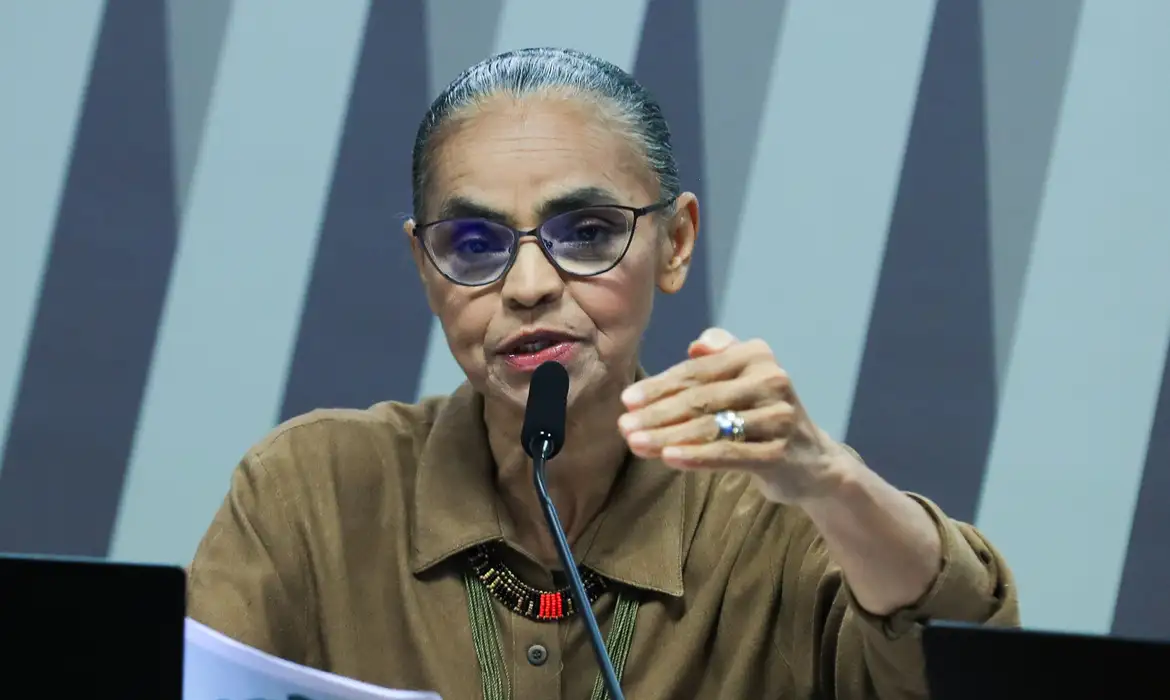 A ministra do Meio Ambiente e Mudança do Clima, Marina Silva (Rede)