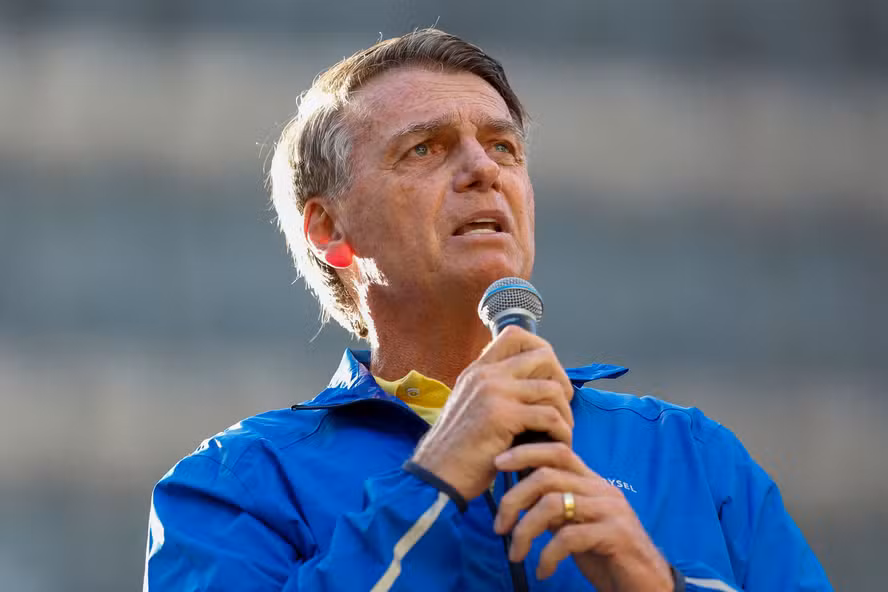 Ex-presidente Jair Bolsonaro (PL) promoveu ato esvaziado na Av. Paulista, em SP, neste domingo (29)
