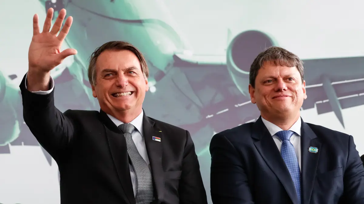 Governador de SP, Tarcísio de Freitas (Republicanos) afirmou não ter visto intenção golpista no ex-presidente Jair Bolsonaro (PL), réu pelo STF