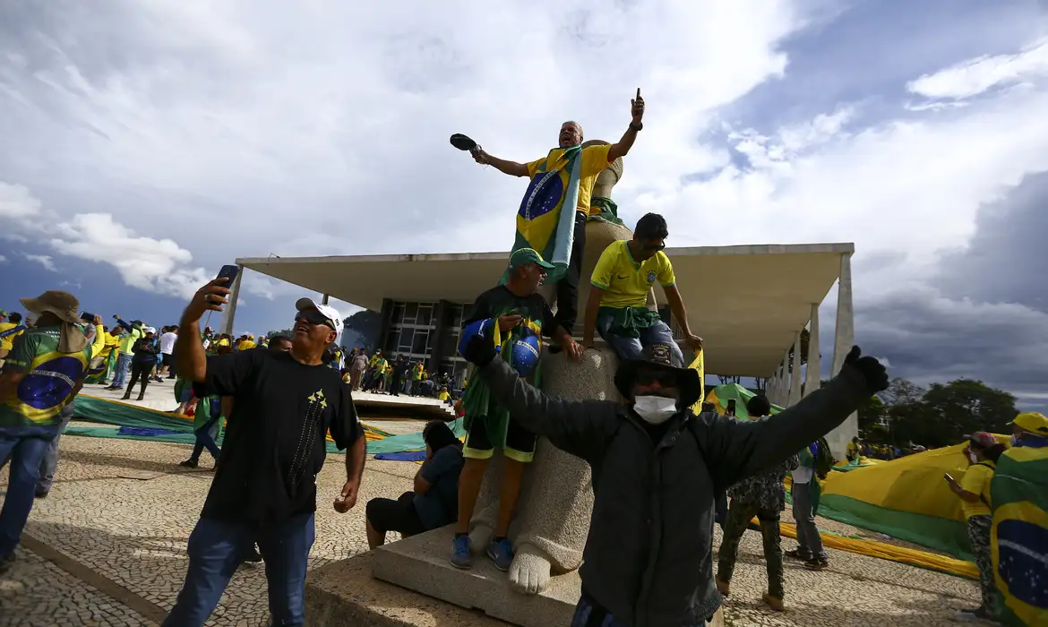 Atos golpistas de 8 de janeiro