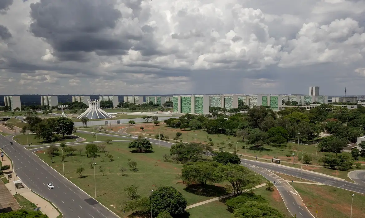 Esplanada dos Ministérios, em Brasília (DF)