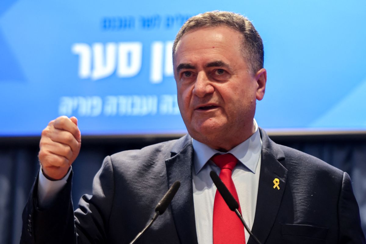 O ministro da Defesa de Israel, Israel Katz