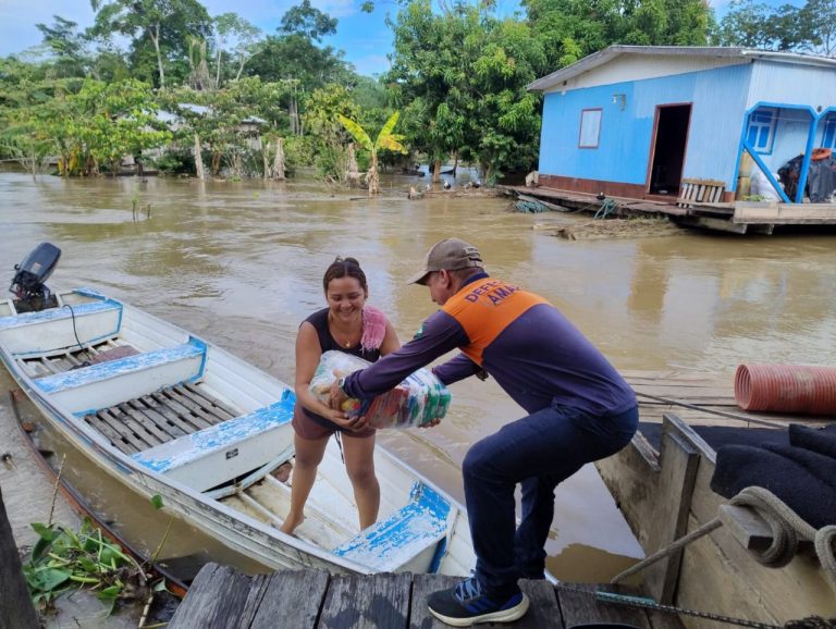 Fortes chuvas deixam mais da metade dos municípios do Amazonas em estado de emergência