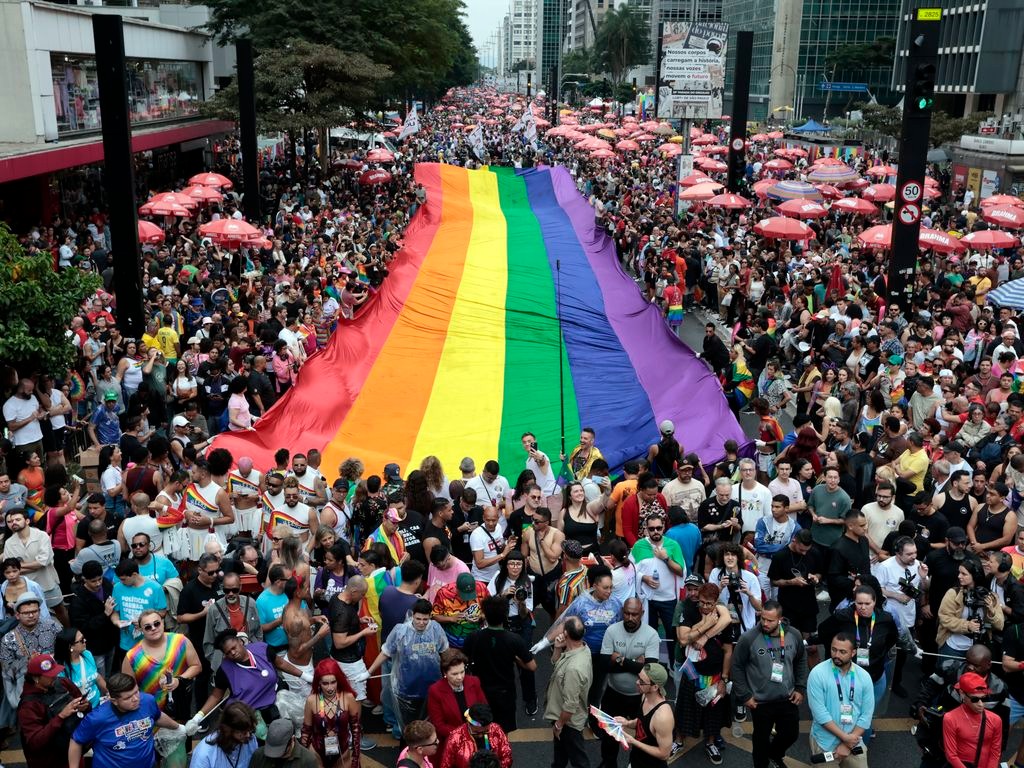Parada LGBT+ em São Paulo