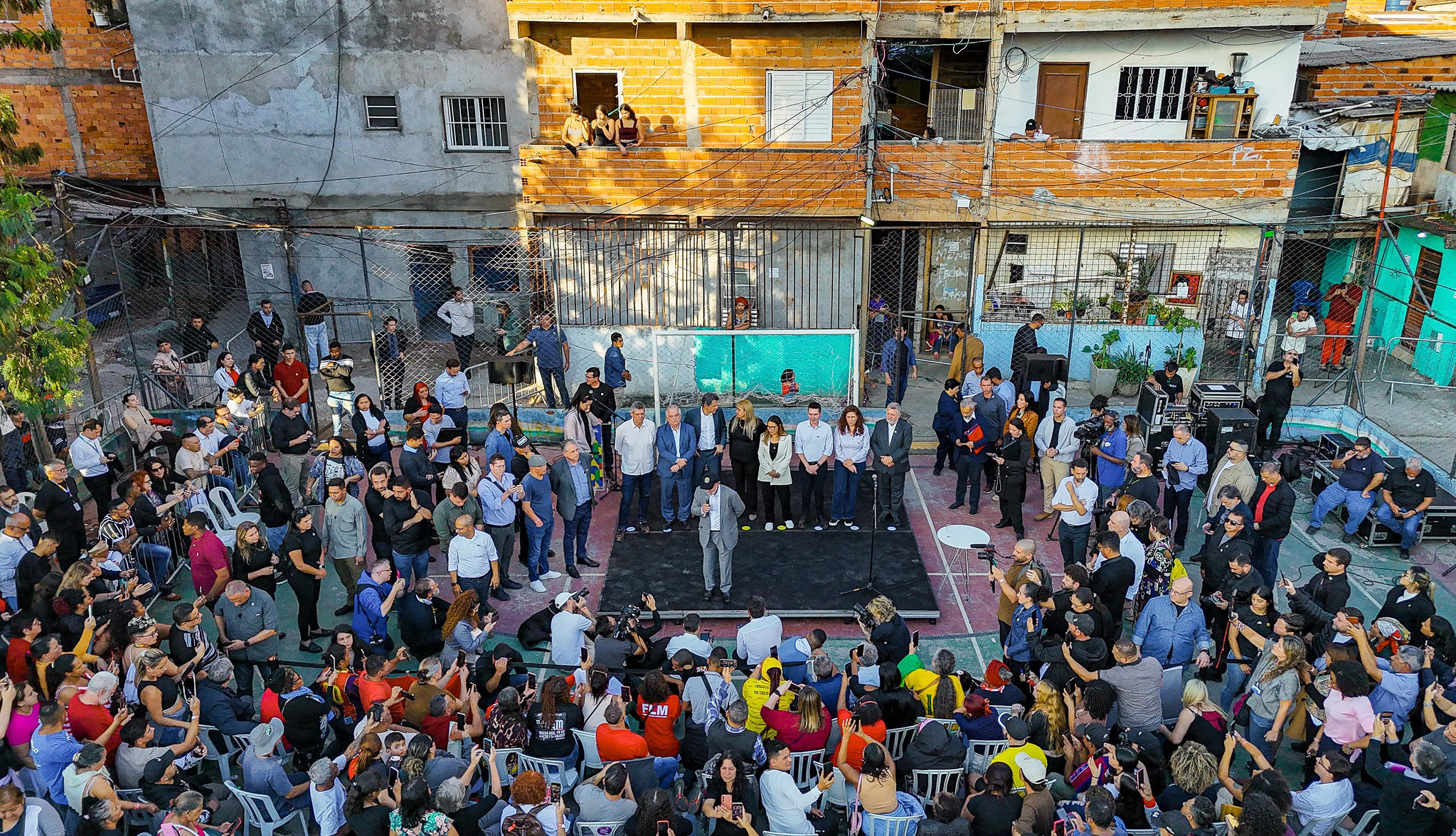 Presidente da República, Luiz Inácio Lula da Silva, durante assinatura de Atos Relativos à Solução Habitacional para a Favela do Moinho