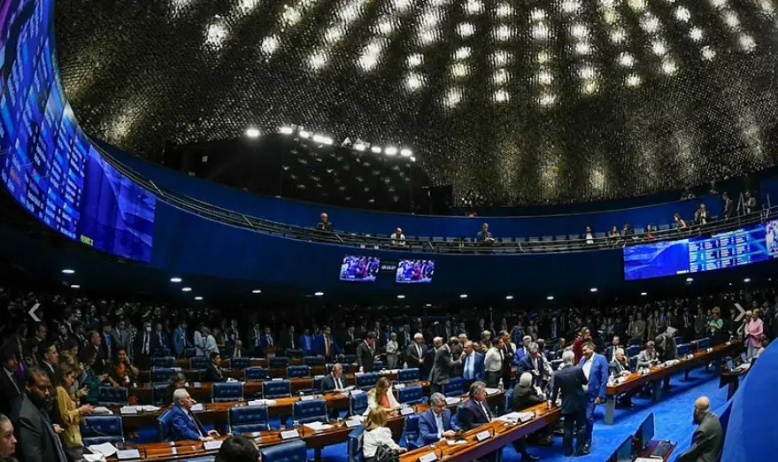 Votação no plenário do Senado Federal