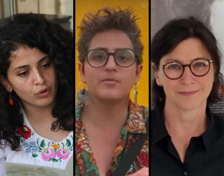 Ativistas palestinas participam de encontro no Recife (PE), nesta quarta-feira (3)