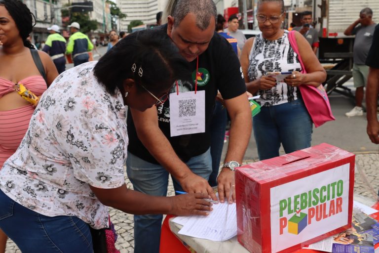 Plebiscito Popular abre votação on-line com foco em direitos trabalhistas e justiça fiscal