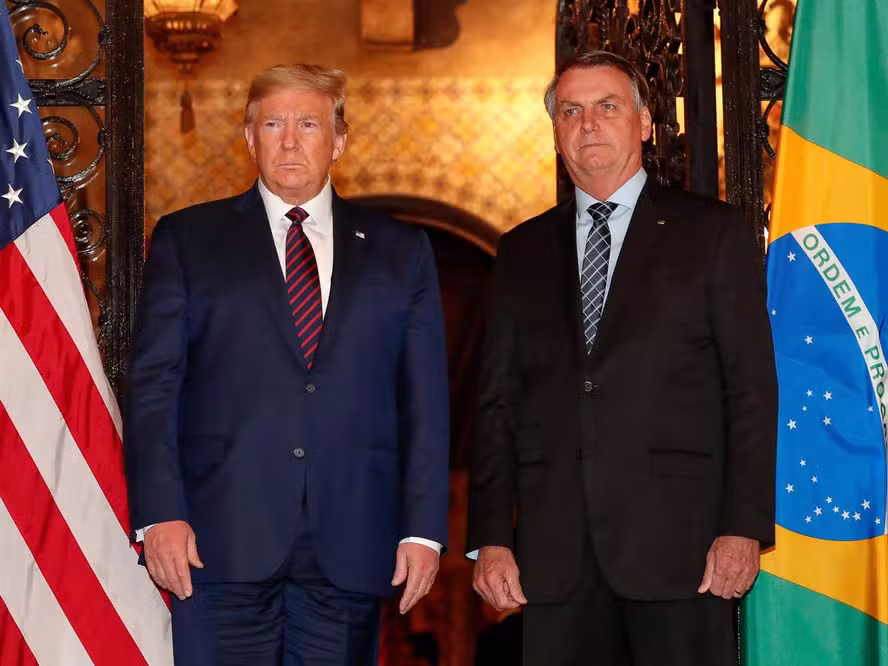 Encontro entre Donald Trump e Jair Bolsonaro em 2020