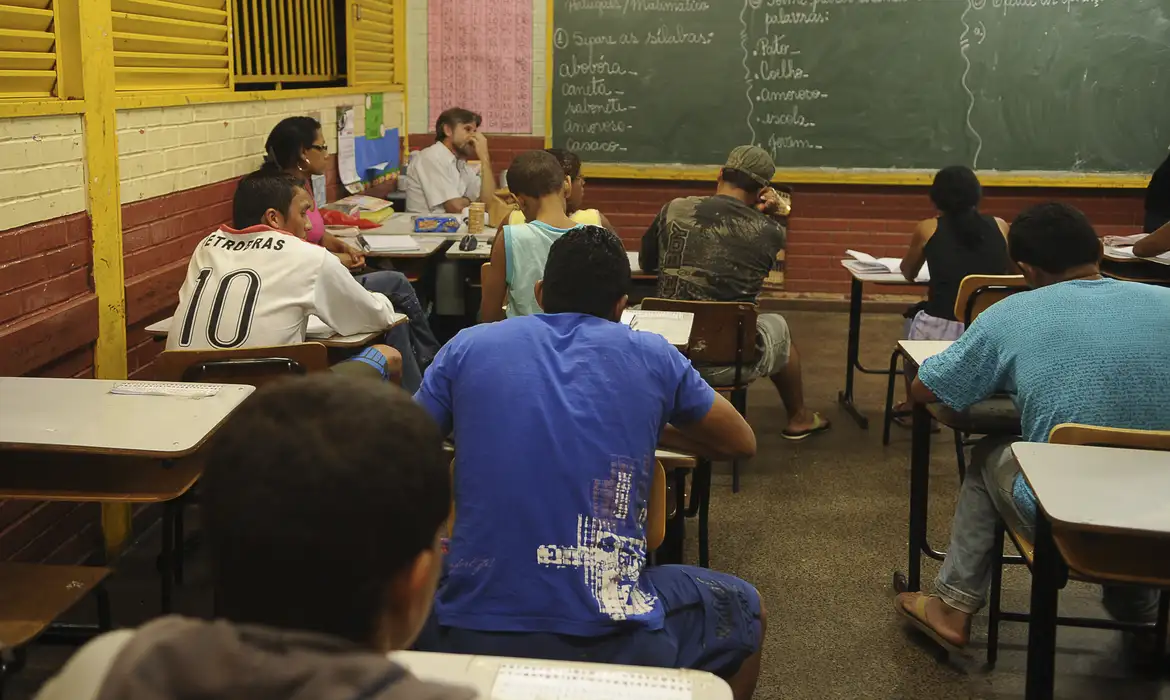 Sala de aula do Ensino Médio