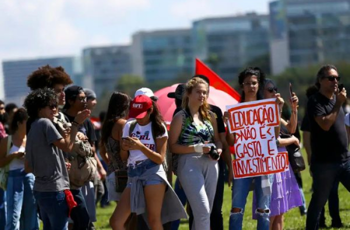 Ato Nacional dos Profissionais da Educação, em Brasília