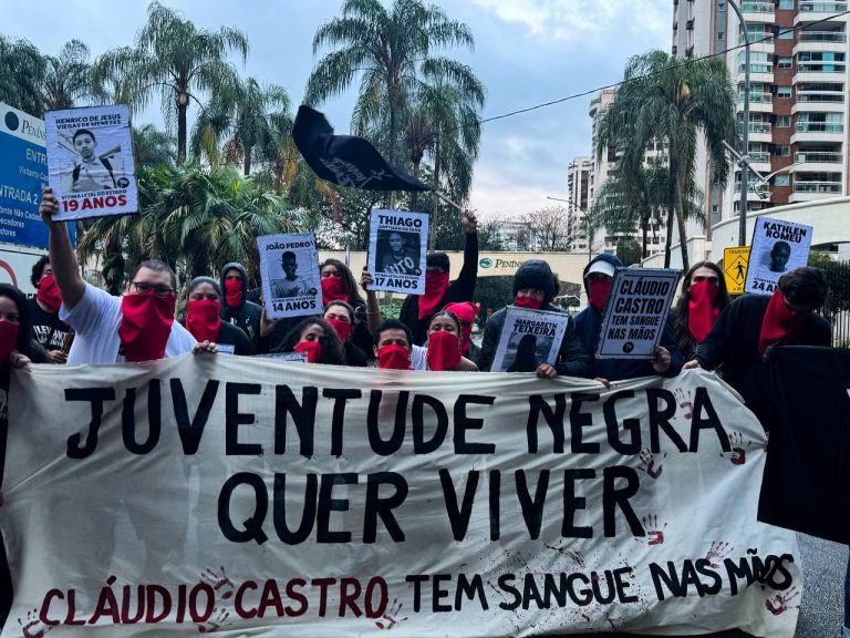 Levante Popular da Juventude denuncia violência policial em frente à casa de governador do RJ
