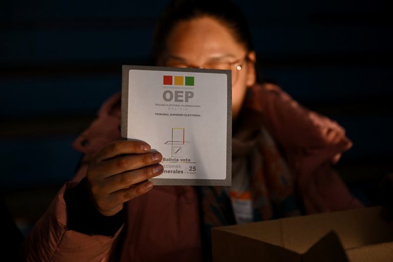 Imprensa local divulga projeção de Congresso boliviano sem representação da esquerda