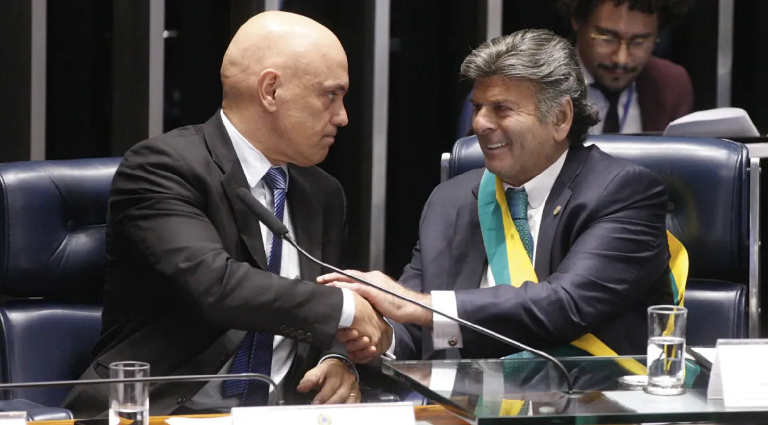 Ministros do STF Alexandre de Moraes e Luiz Fux