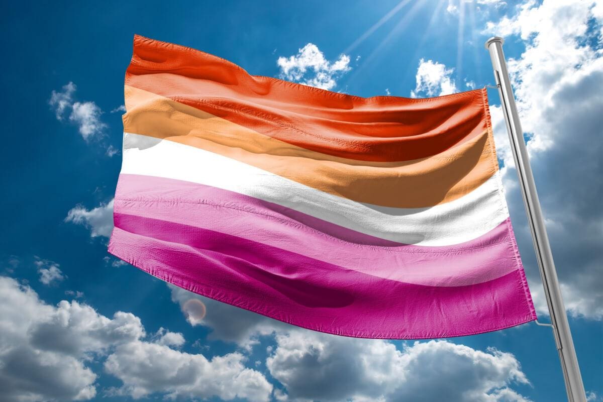 Bandeira do orgulho lésbico