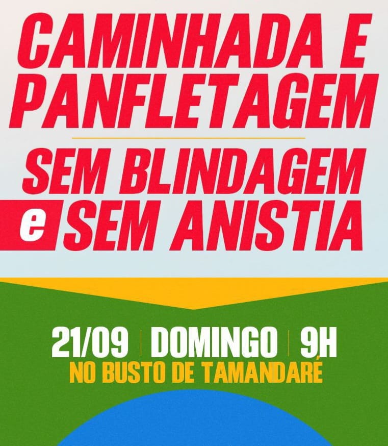 Protestos contra PEC da Blindagem acontecem neste domingo em João Pessoa e em várias capitais
