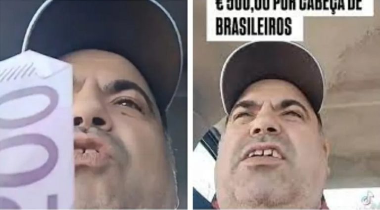 'Raça maldita': português oferece 500 euros para quem matar brasileiros em Portugal