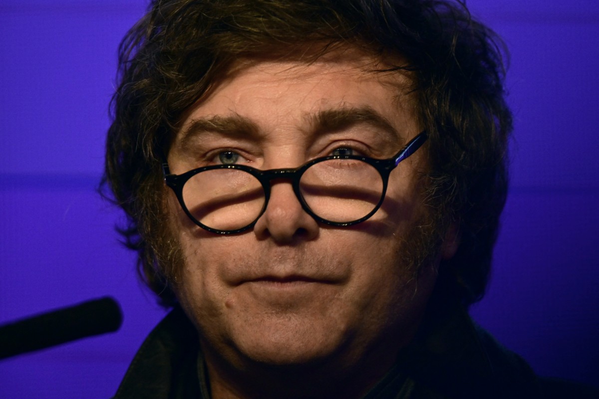 O presidente da Argentina Javier Milei
