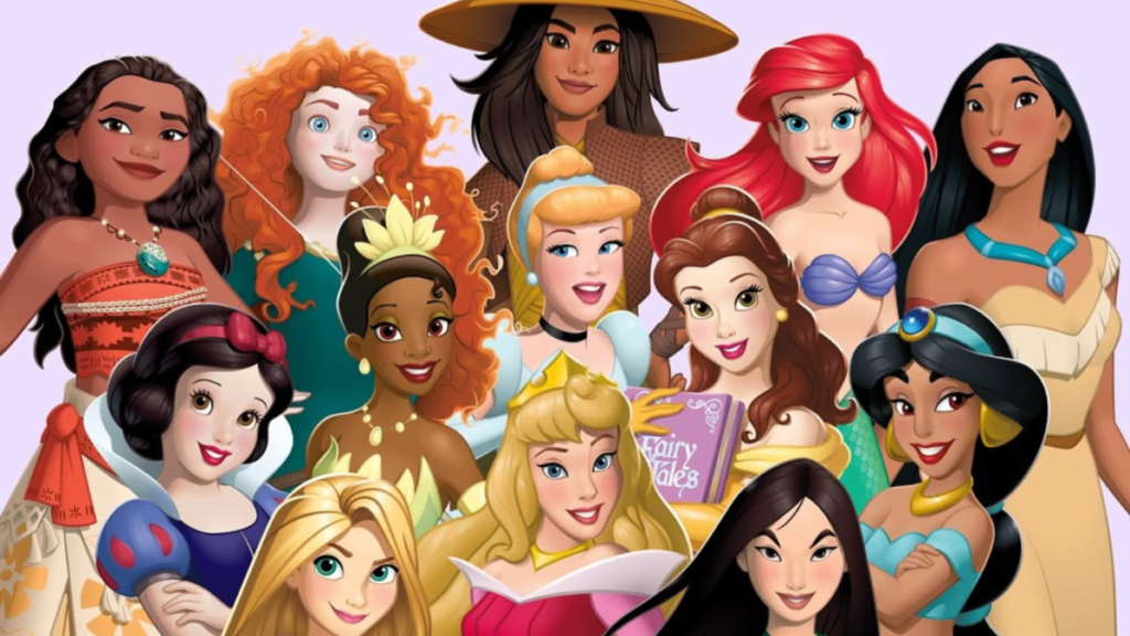 Nos clássicos da Disney, princesas costumam ser retratadas de forma isolada