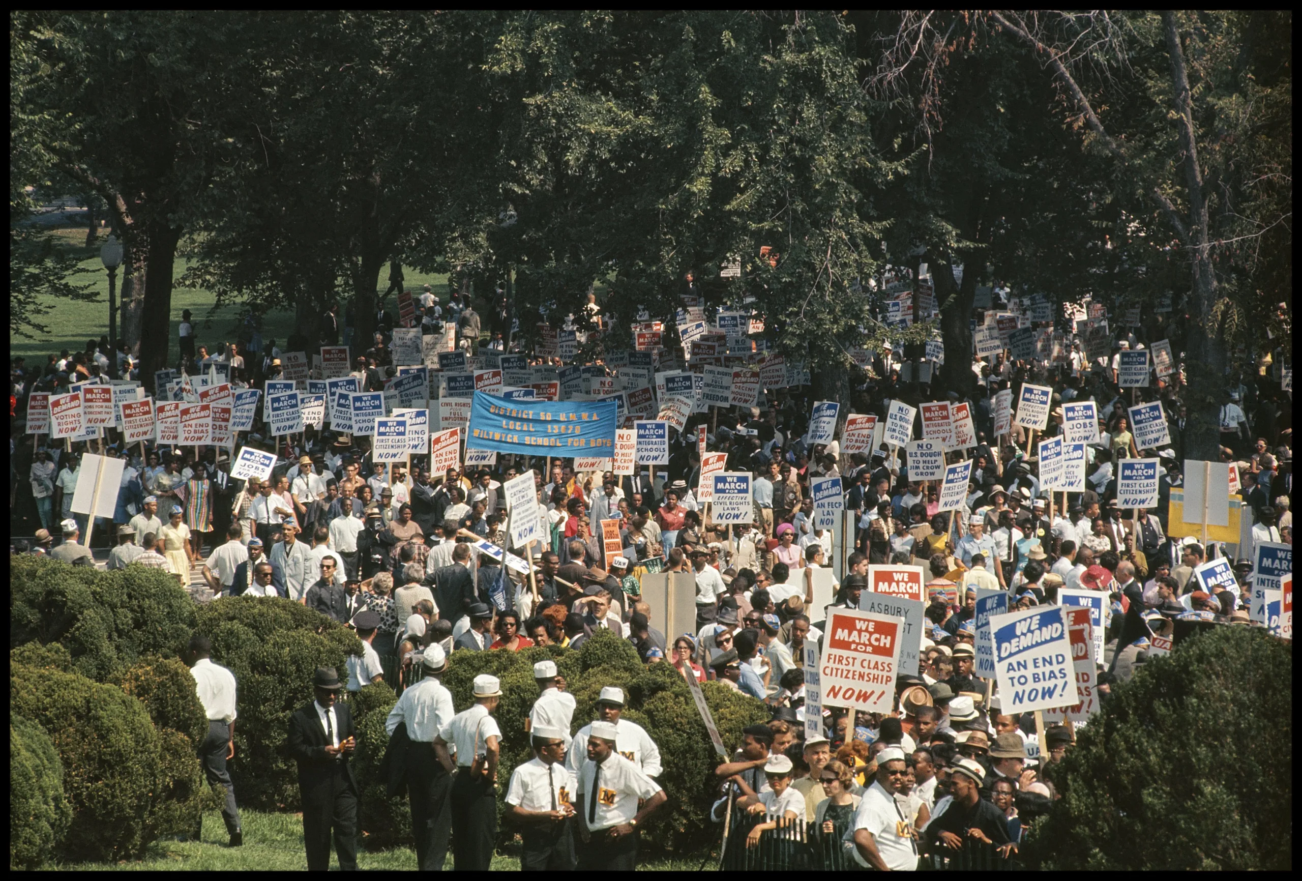 Fotografias retratam a vida cotidiana, as manifestações políticas e figuras de destaque, como Malcolm X, Martin Luther King e Muhammad Ali