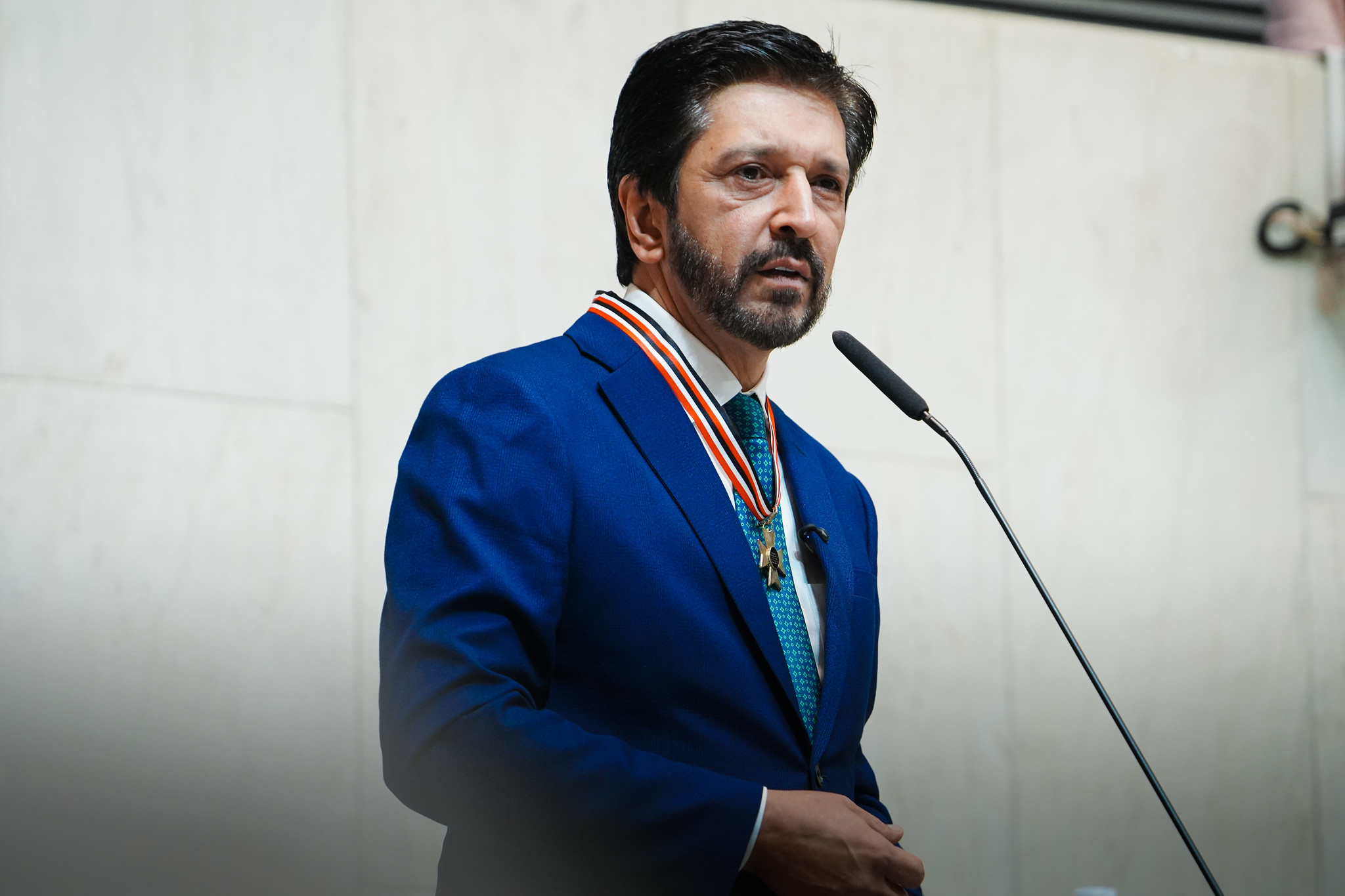 O prefeito de São Paulo Ricardo Nunes (MDB)