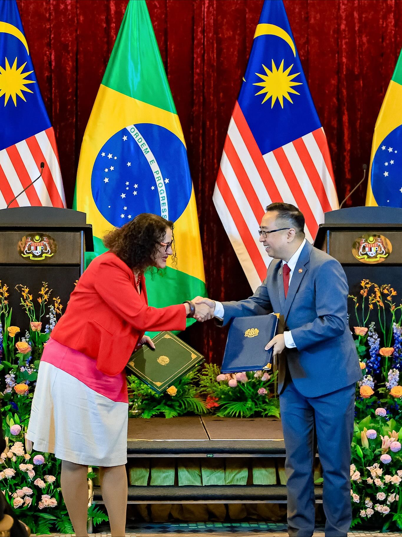 A ministra da Ciência, Tecnologia e Inovação integrou a comitiva brasileira em visita de Estado à Malásia
