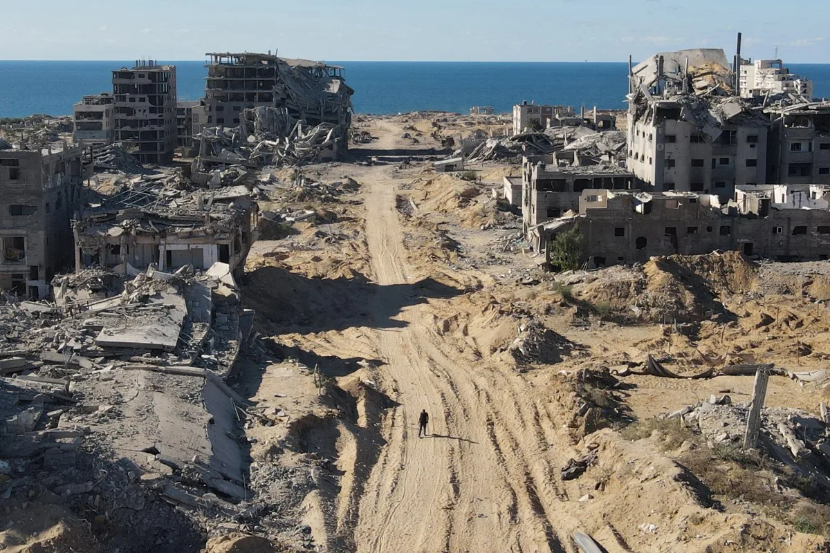 A Faixa de Gaza arrasada após dois anos de genocídio