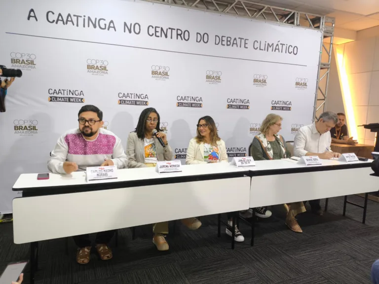 Com grupo de enviadas à COP30, Janja participa de encontro em PE sobre preservação da caatinga