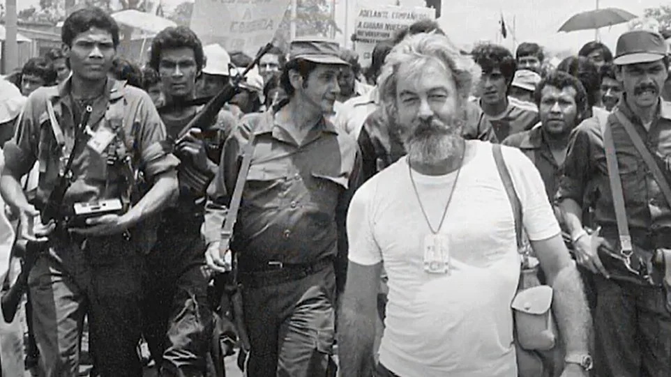 Paulo Cannabrava Filho na Nicarágua, durante o triunfo da Revolução Sandinista (1979)