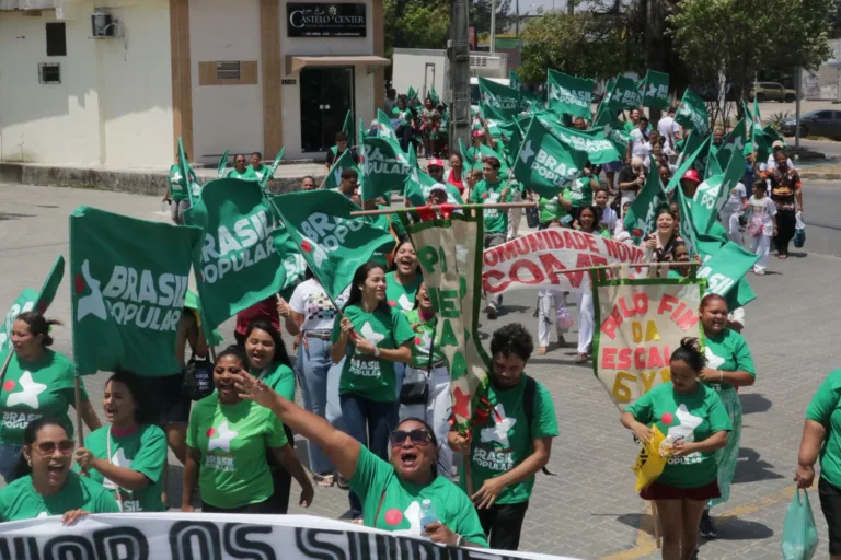 Movimento Brasil Popular reúne centenas por moradia digna e direitos sociais em Fortaleza