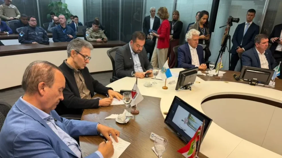 Governadores de direita anunciaram criação do “Consórcio da Paz” em reunião no Rio de Janeiro