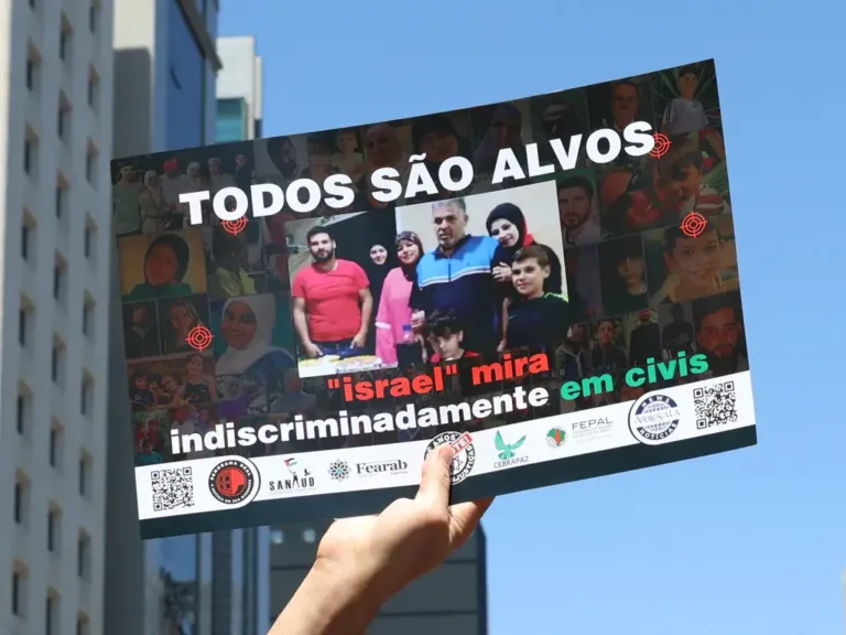 Movimentos populares realizam encontro em solidariedade ao povo palestino no RJ