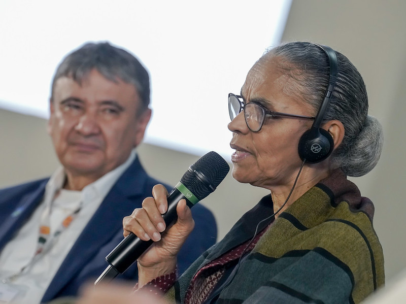 Ministro Wellington Dias e ministra Marina Silva debateram a relação entre fome e crise climática