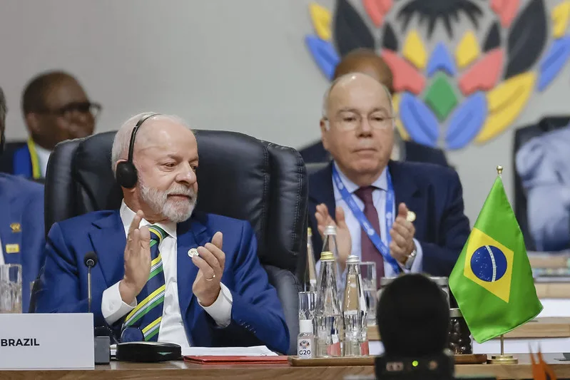 Presidente da República Luís Inácio Lula da Silva, durante a Sessão de Abertura da Cúpula de Líderes do G20