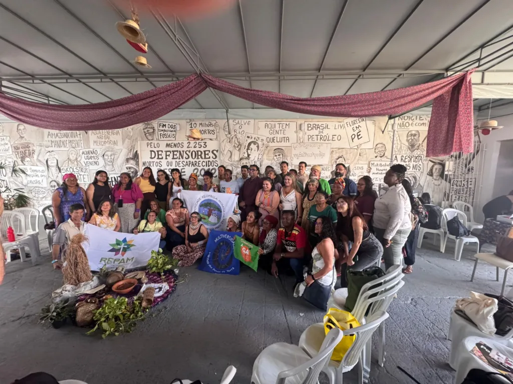 Partilha entre lideranças que defendem o meio ambiente