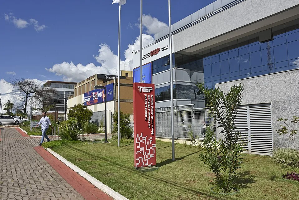 Fachada do Instituto Nacional de Estudos e Pesquisas Educacionais Anísio Teixeira (Inep)