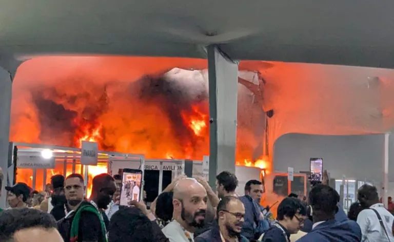 Incêndio atinge área da COP30 em Belém; fogo já foi controlado